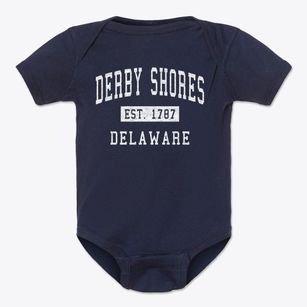 Derby Shores Delaware Classic Established Baby Onesie