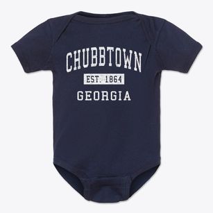 Chubbtown Georgia Classic Established Baby Onesie