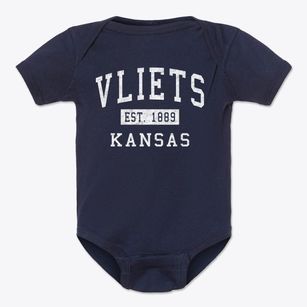 Vliets Kansas Classic Established Baby Onesie