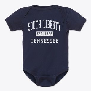 South Liberty Tennessee Classic Established Baby Onesie