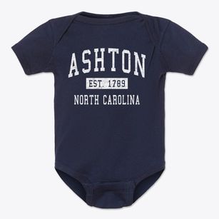 Ashton North Carolina Classic Established Baby Onesie