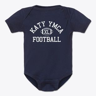 Katy Ymca Volleyball Kyv Classic Football Baby Onesie
