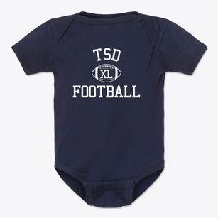 Texas School For The Deaf Classic Football Baby Onesie