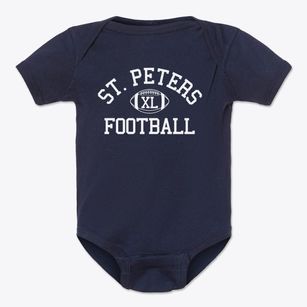 Saint Peters Episcopal Day School Classic Football Baby Onesie