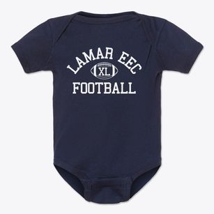 Lamar Early Education Center Classic Football Baby Onesie