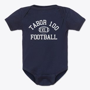 Tabor 100 Classic Football Baby Onesie