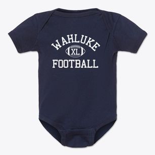 Wahluke High School Classic Football Baby Onesie