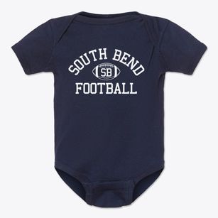 South Bend High School Classic Football Baby Onesie