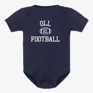 Oll Classic Football Baby Onesie