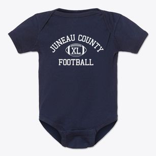 Juneau County Adolescent Needs School Classic Football Baby Onesie