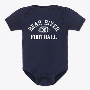 Bear River High School Classic Football Baby Onesie