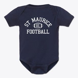 St Maurice Parish Classic Football Baby Onesie