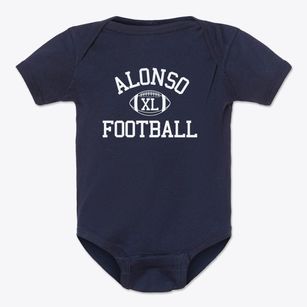 Alonso High School Classic Football Baby Onesie