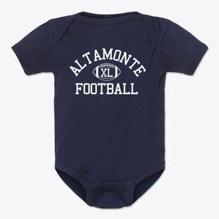 Altamonte Christian School Classic Football Baby Onesie