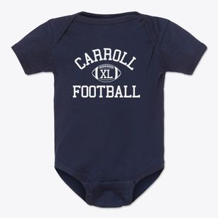 Archbishop Carroll High School Classic Football Baby Onesie