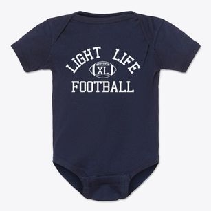 Light & Life Christian School Classic Football Baby Onesie