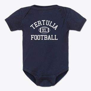Tertulia Charter School Classic Football Baby Onesie