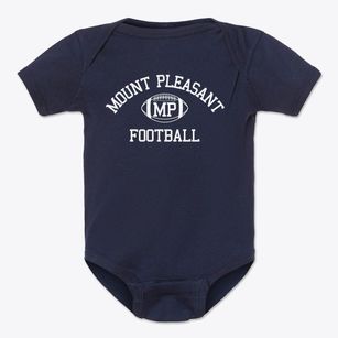 Mount Pleasant Christian Day School Classic Football Baby Onesie