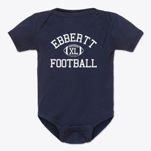 Ebbertt Education Center Classic Football Baby Onesie