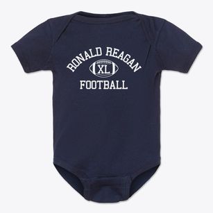 Ronald Reagan Fundamental School Classic Football Baby Onesie