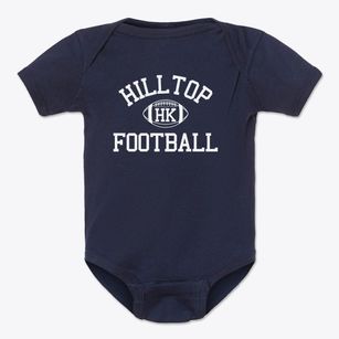 Hilltop Kindergarten Classic Football Baby Onesie