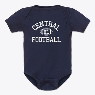 Central Community School Classic Football Baby Onesie