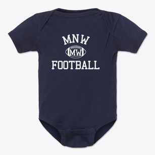 Manson-northwest Webster High School Classic Football Baby Onesie