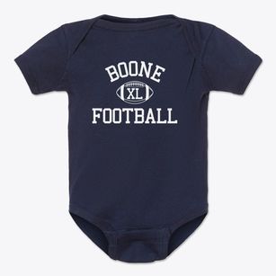 Boone High School Classic Football Baby Onesie