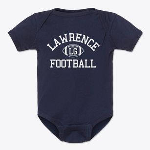 Lawrence Gardner High School Classic Football Baby Onesie