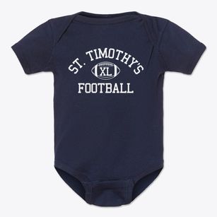 Saint Timothy's Parish Day School Classic Football Baby Onesie