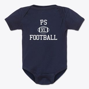 Ps Classic Football Baby Onesie