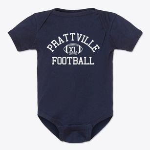 Prattville High School Classic Football Baby Onesie
