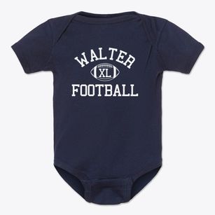 Walter White Pre Primary School Classic Football Baby Onesie