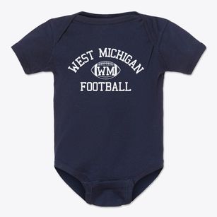 West Michigan Christian High School Classic Football Baby Onesie