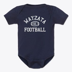 Wayzata High School Classic Football Baby Onesie