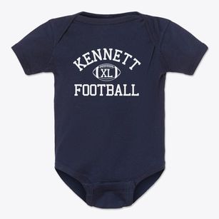 Kennett High School Classic Football Baby Onesie