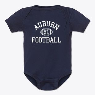 Auburn High School Classic Football Baby Onesie