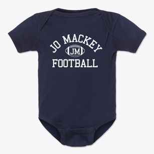 Jo Mackey Magnet School Classic Football Baby Onesie