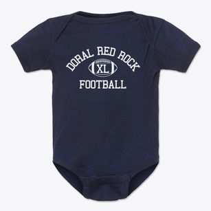 Doral Academy Red Rock Classic Football Baby Onesie