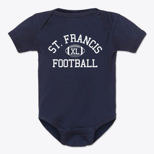 St. Francis Cathedral School Classic Football Baby Onesie