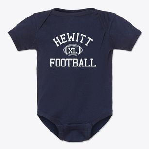 Hewitt School Classic Football Baby Onesie