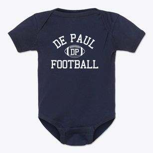 De Paul Catholic High School Classic Football Baby Onesie
