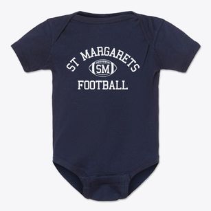 St Margarets School Classic Football Baby Onesie