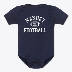 Nanuet High School Classic Football Baby Onesie