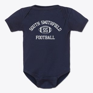 South Smithfield Primary School Classic Football Baby Onesie