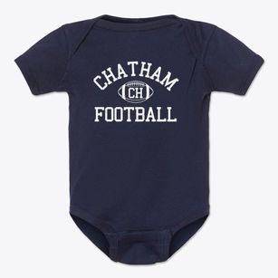 Chatham Homeschool Classic Football Baby Onesie