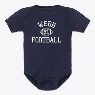 Webb High School Classic Football Baby Onesie