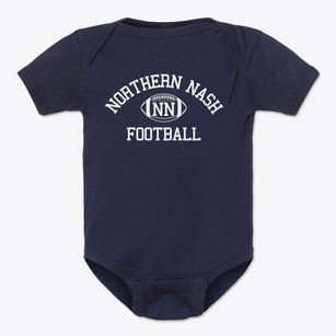 Northern Nash High School Classic Football Baby Onesie