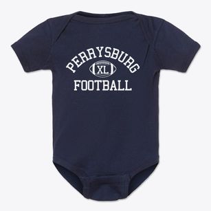 Perrysburg High School Classic Football Baby Onesie