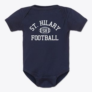 Saint Hilary School Classic Football Baby Onesie